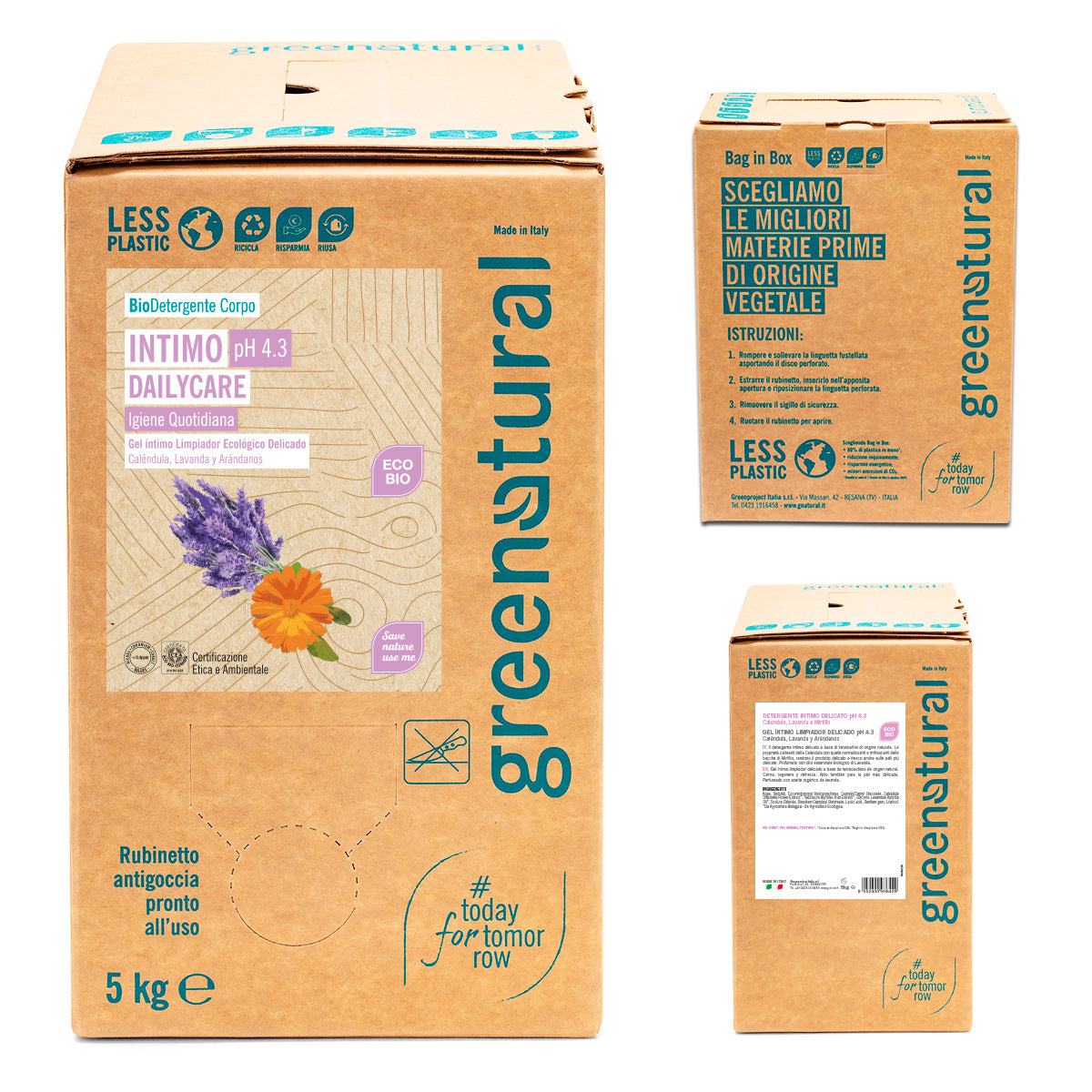 Detergente Intimo DAILYCARE pH 4.3 - Greenatural 01