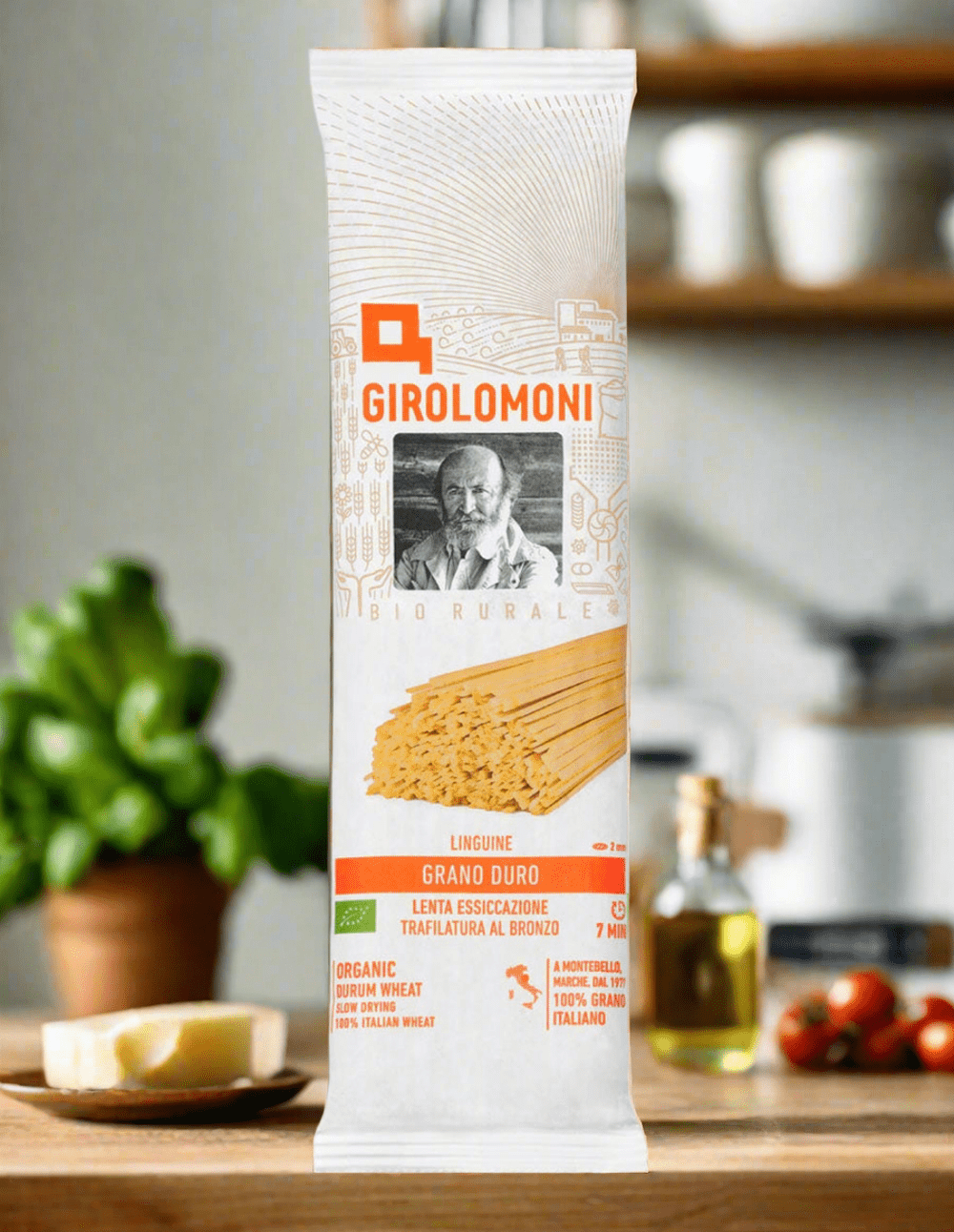 Organic Linguine Rough Drawing - Girolomoni