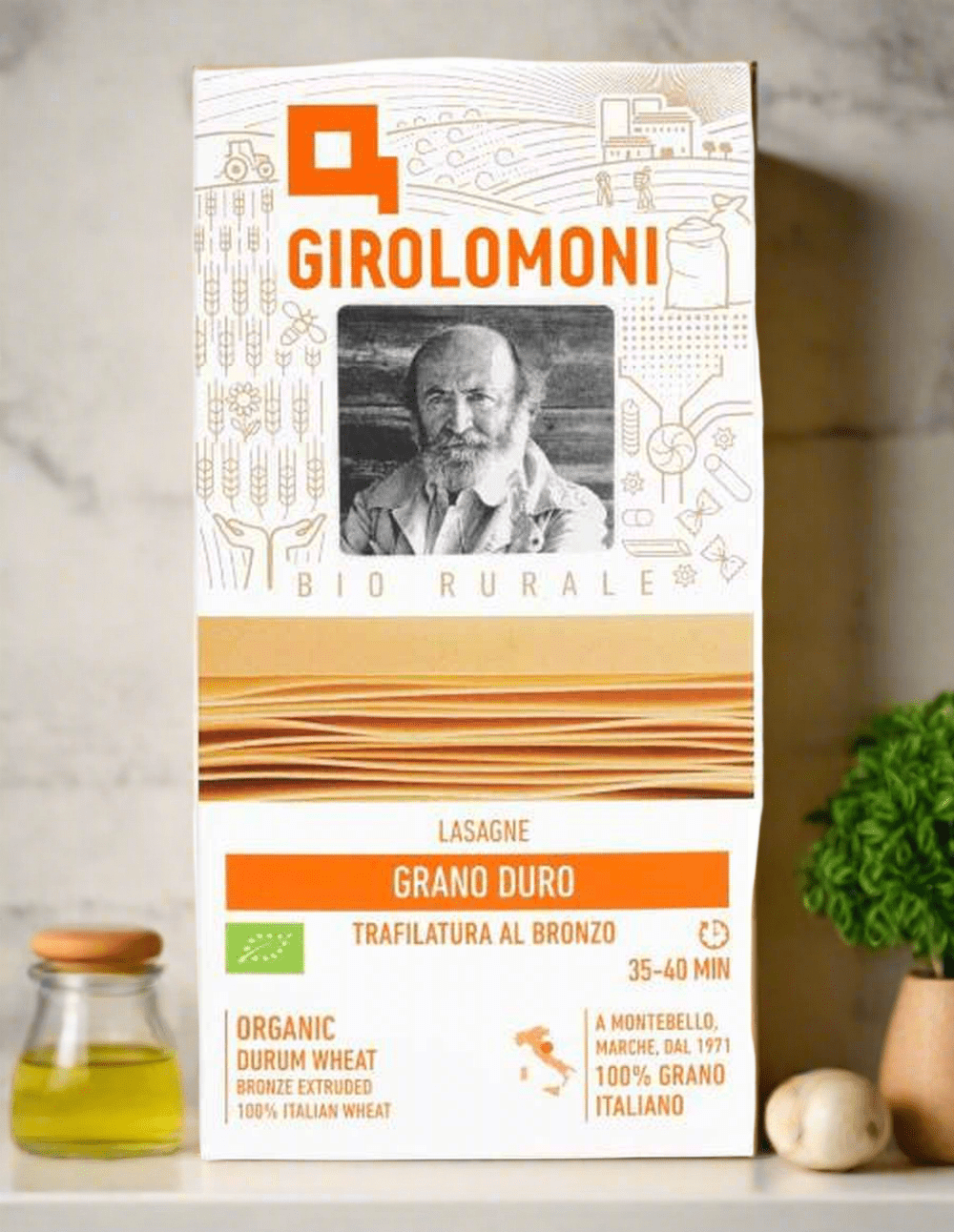Organic Lasagne Rough Drawing - Girolomoni