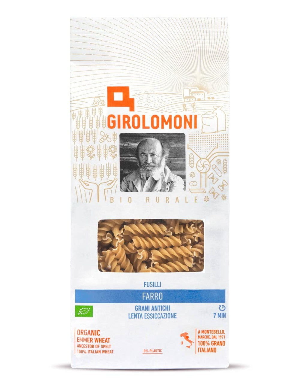 Organic Farro Fusilli - Girolomoni