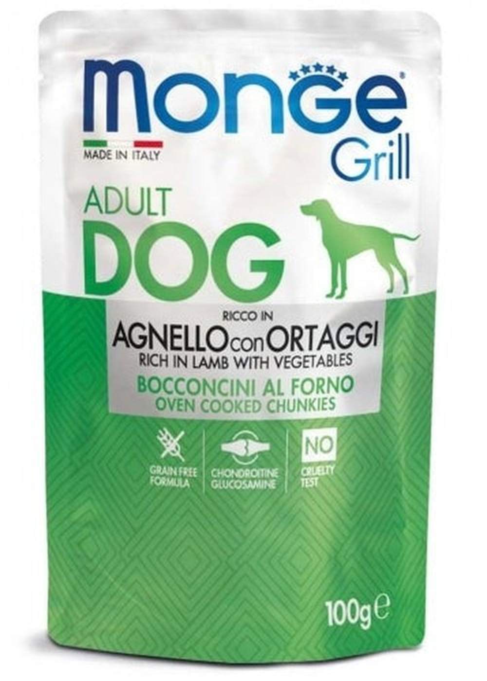 monge grill agnello con ortaggi dog