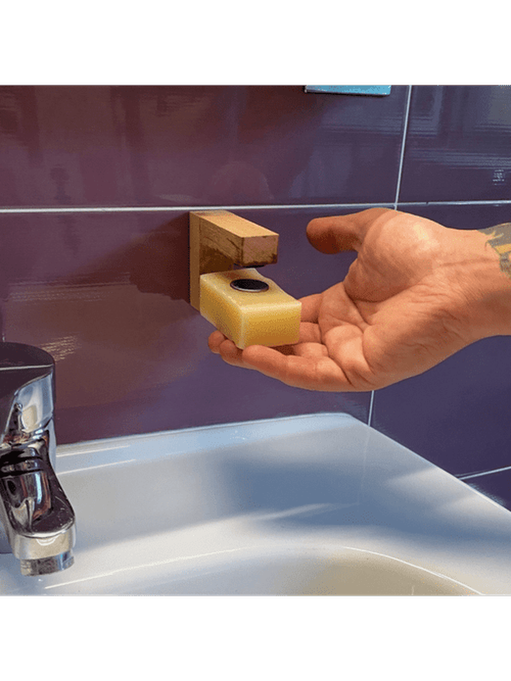 porta sapone magnetico tea natura