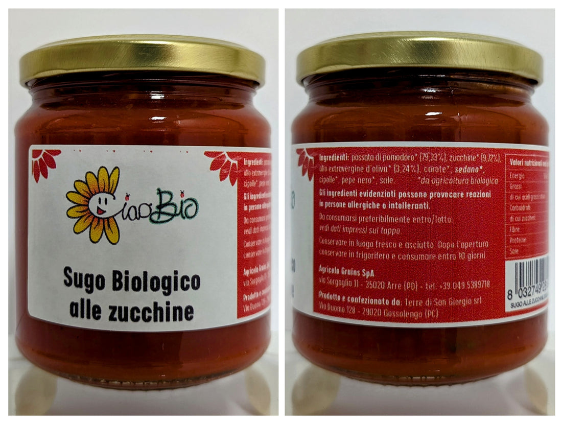 Sugo alle Zucchine BIOLOGICO 300gr