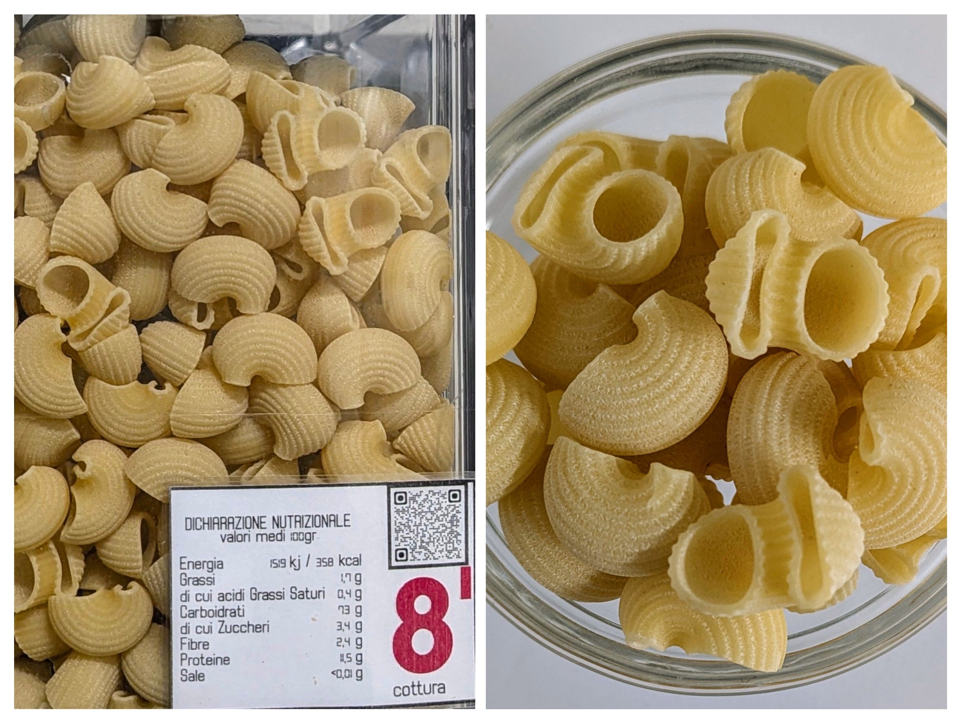 Conchiglie rigate trafilatura ruvida BIO - Girolomoni