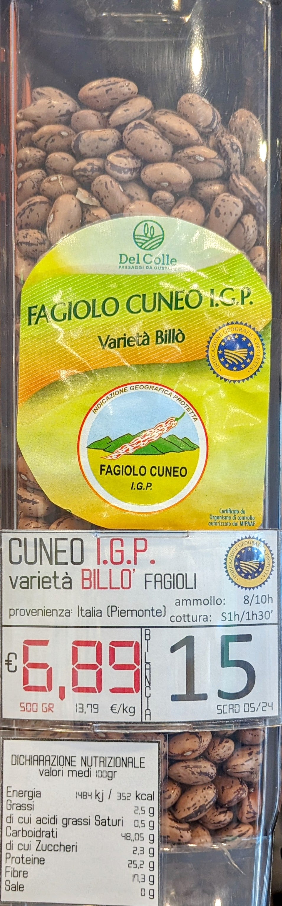 Cuneo varietà Billò I.G.P. fagioli