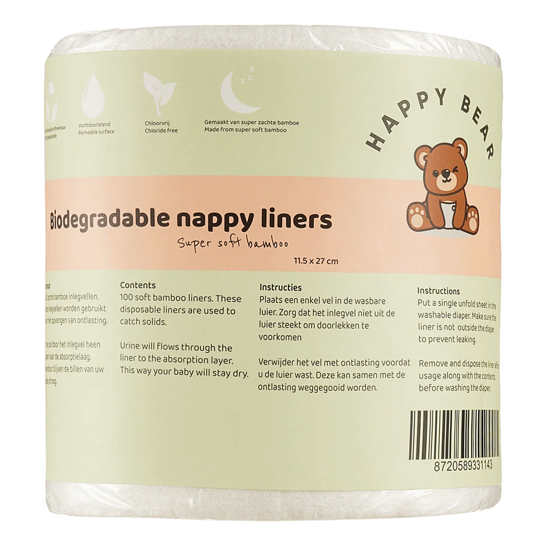 Inserti in bambù - Happy Bear