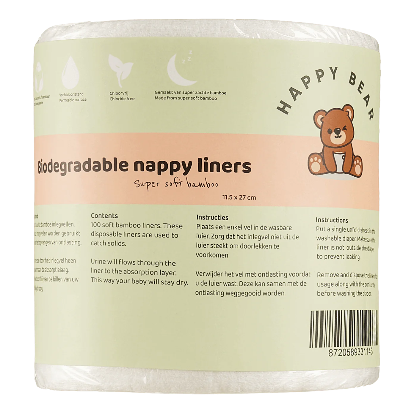 Inserti in bambù - Happy Bear