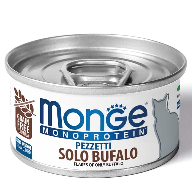 Monge Monoprotein pezzetti solo BUFALO Cat