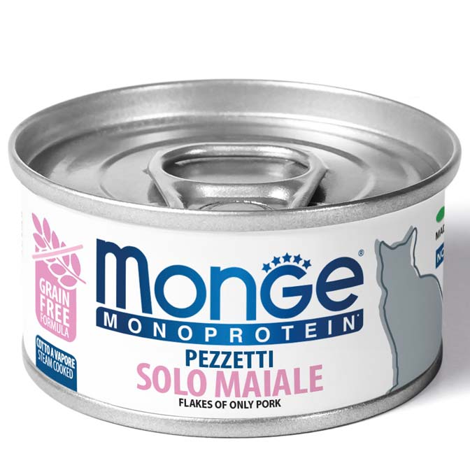 Monge Monoprotein pezzetti solo MAIALE Cat