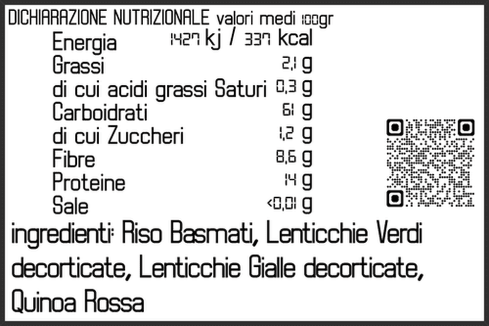 Sfiziosa Quinoa Rossa e Riso Basmati - Del Colle