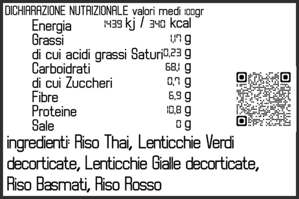 Sfiziosa Riso e Lenticchie - Del Colle