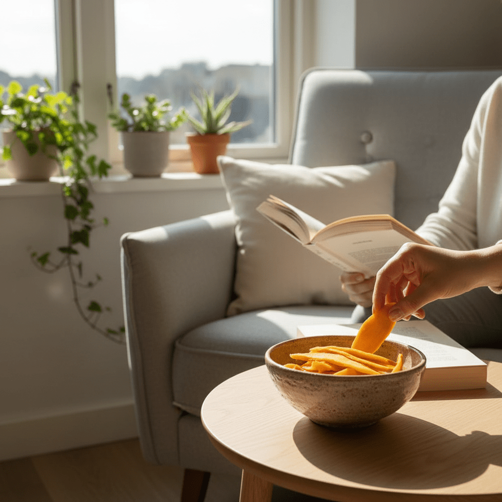 Natural sliced ​​mango