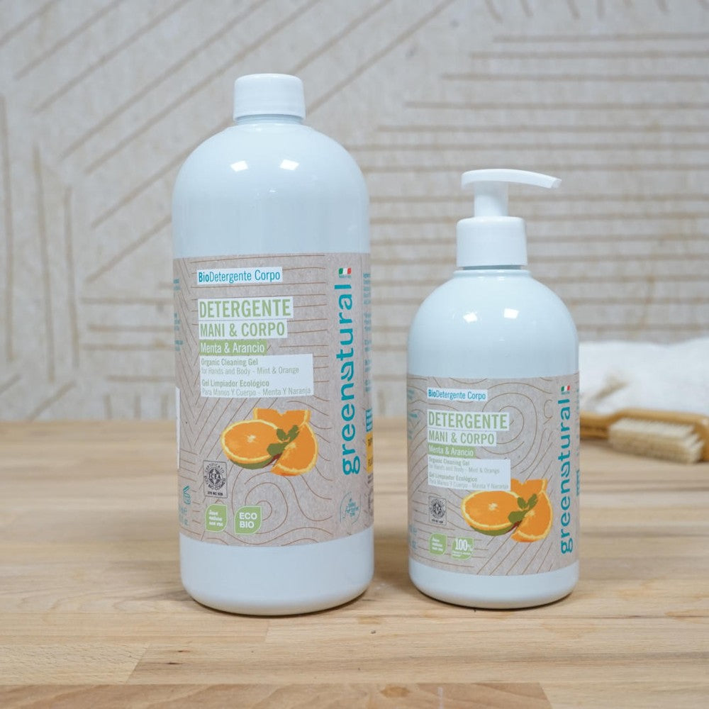 Detergente mani e corpo Menta & Arancio
