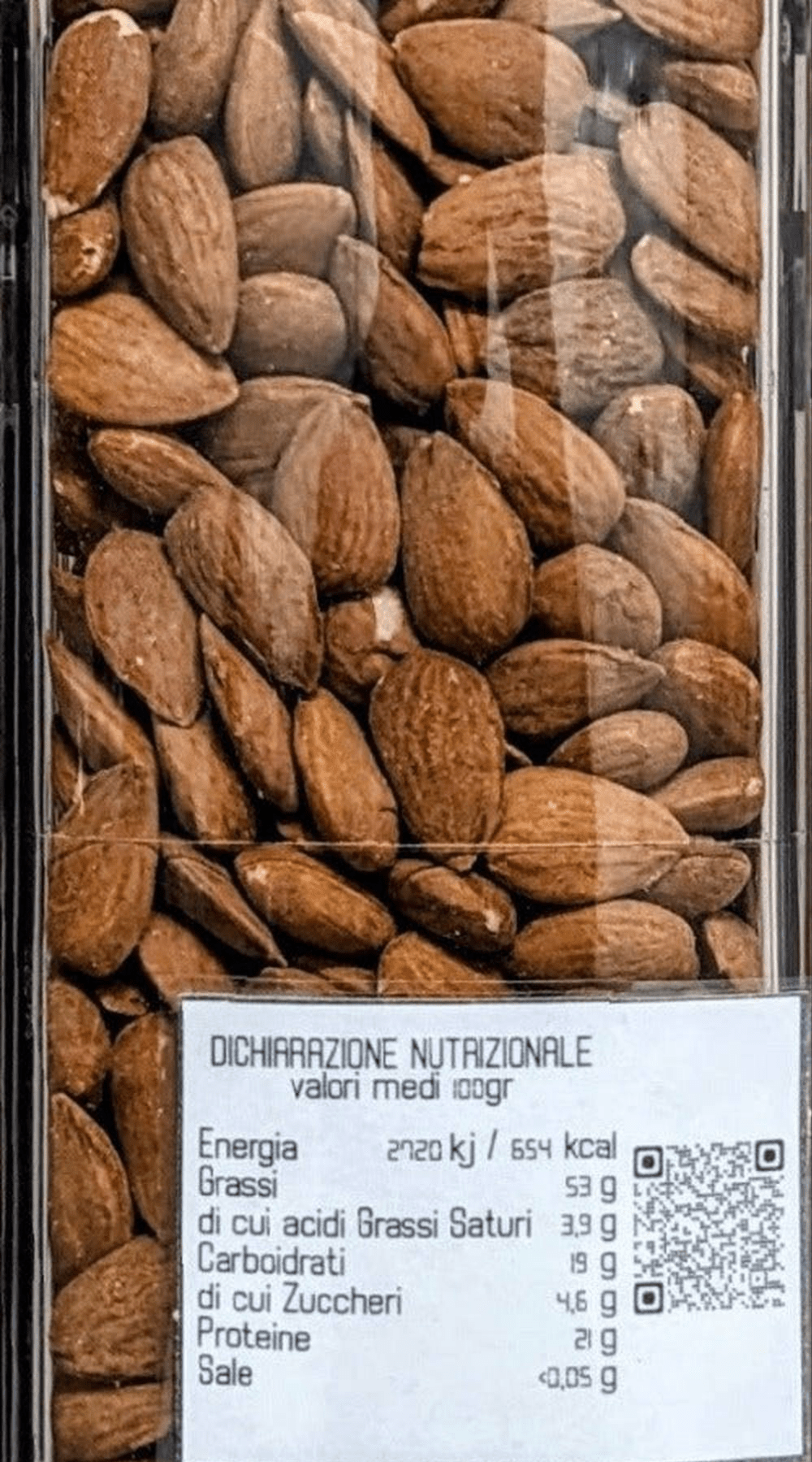 Mandorle crude al naturale Premium Quality