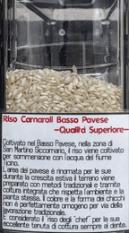 Riso Carnaroli basso Pavese Qualità Superiore - Del Colle