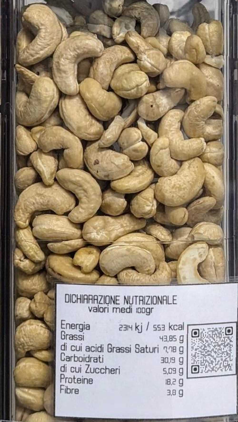 Anacardi crudi al naturale Premium Quality