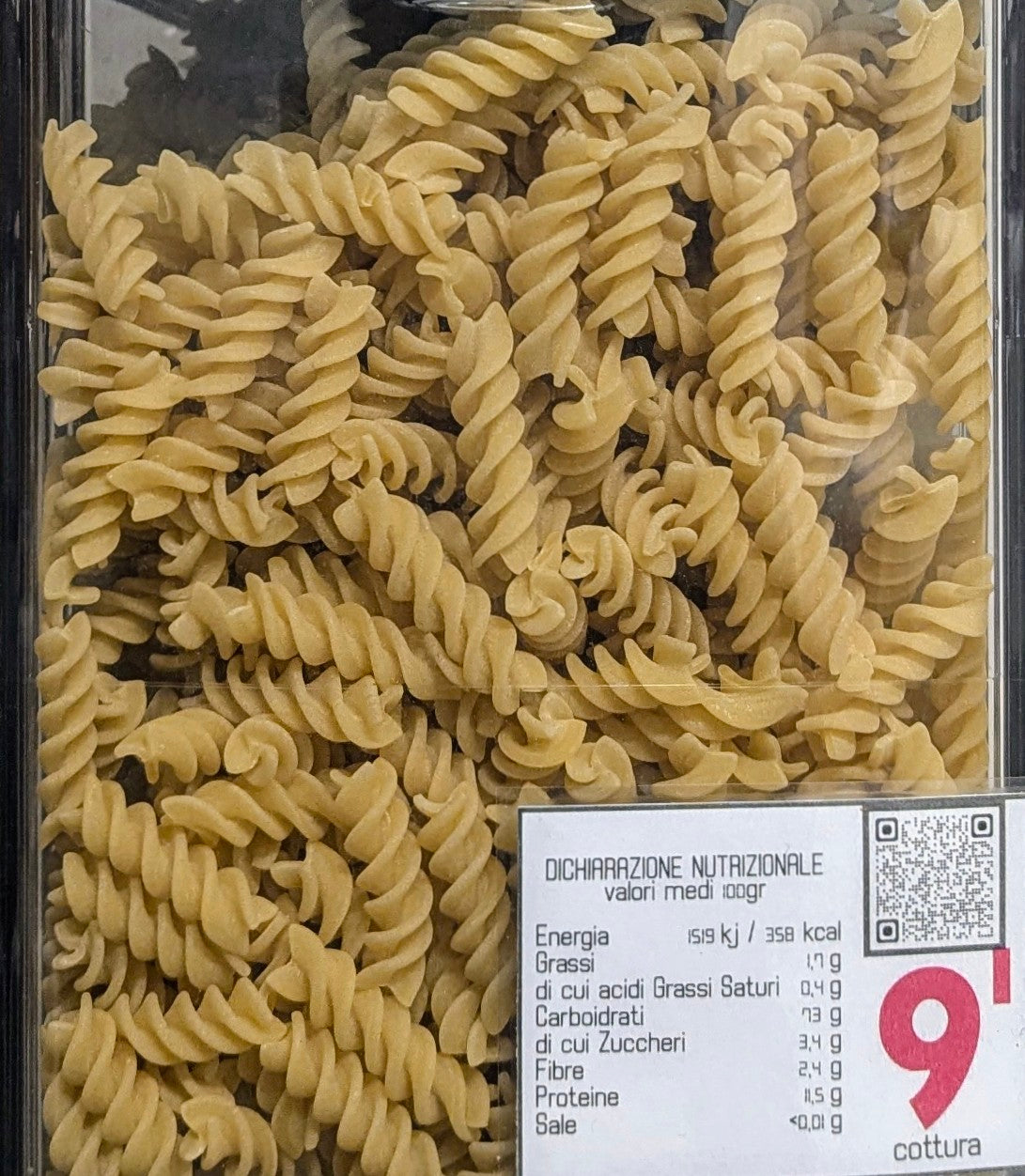 Fusilli bio girolomoni sfuso 