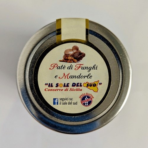 Patè di Funghi e Mandorle 190gr