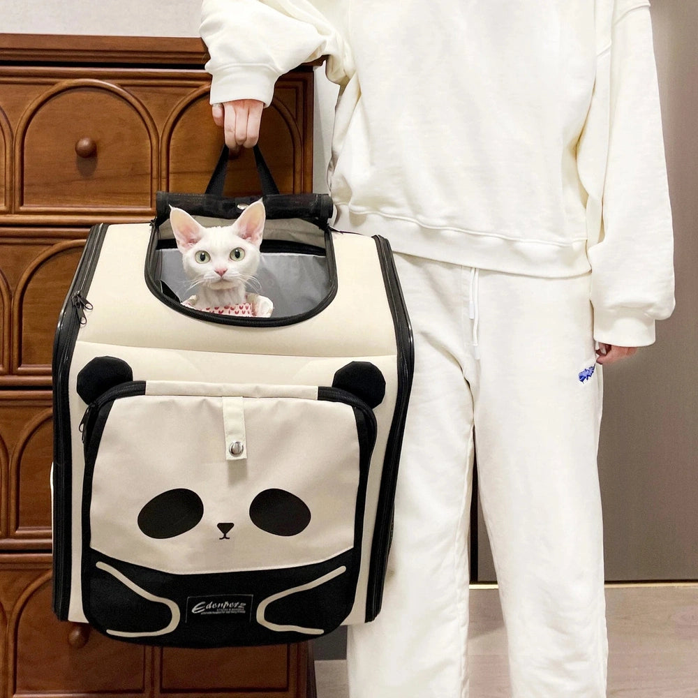 Zaino Trasportino per Cani e Gatti EDENPETZ – Doppio Spallaccio, Capacità 10 kg