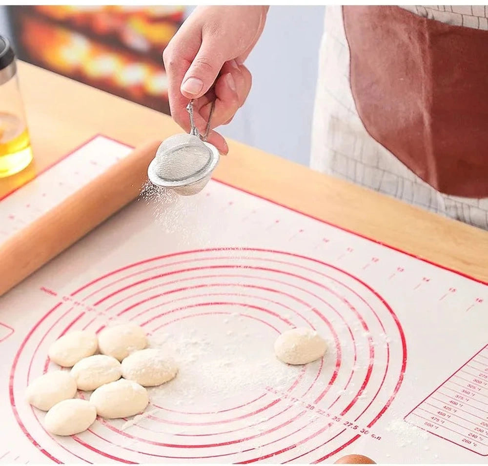 Tappetino in Silicone Antiadente per Impasti – Oversize 80/70/60 cm | Ideale per Pizza, Crepes, Pasta e Dolci