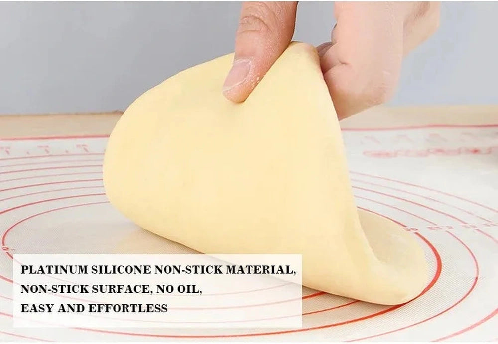 Tappetino in Silicone Antiadente per Impasti – Oversize 80/70/60 cm | Ideale per Pizza, Crepes, Pasta e Dolci