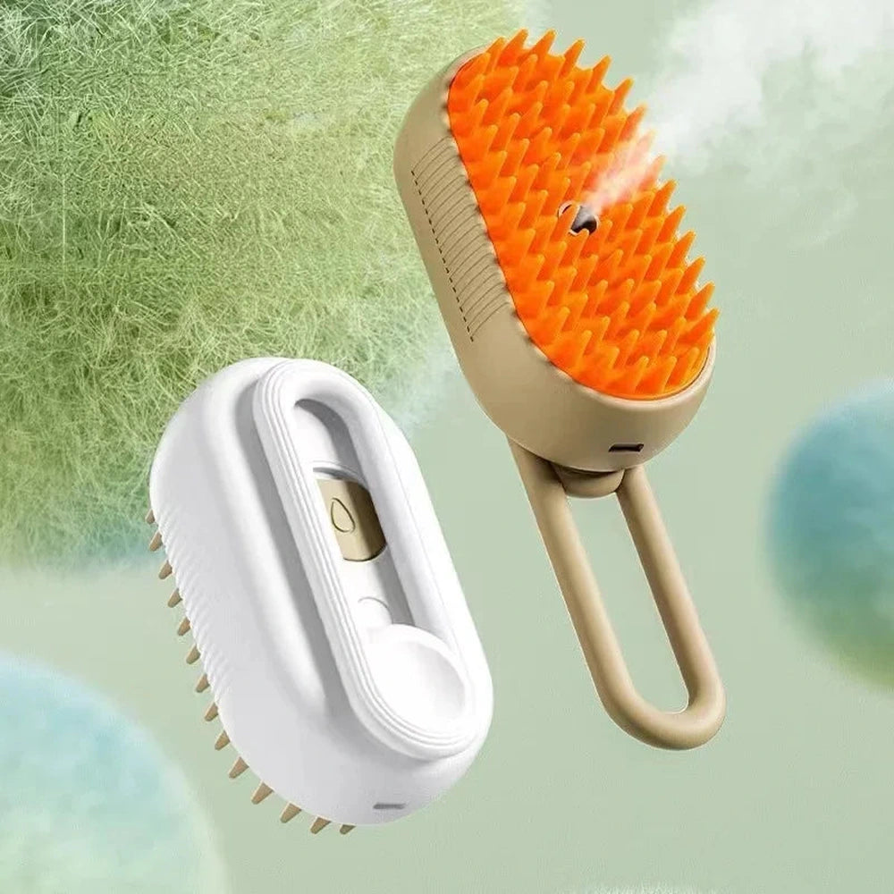 Spazzola Elettrica 3-in-1 per Cani e Gatti