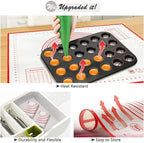 Tappetino in Silicone Antiadente per Impasti – Oversize 80/70/60 cm | Ideale per Pizza, Crepes, Pasta e Dolci