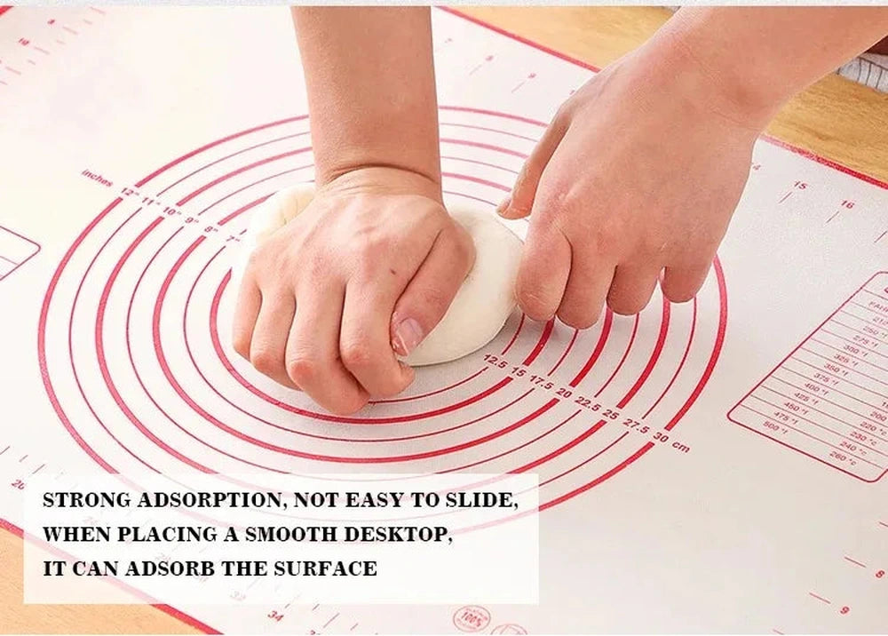 Tappetino in Silicone Antiadente per Impasti – Oversize 80/70/60 cm | Ideale per Pizza, Crepes, Pasta e Dolci
