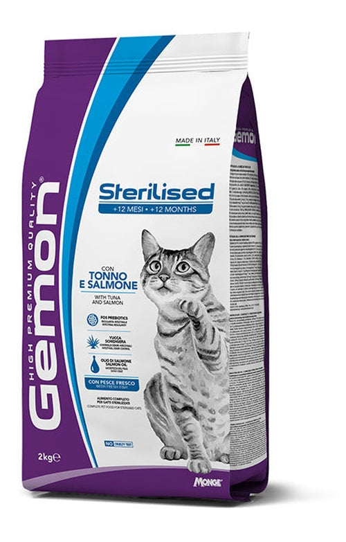 Gemon Sterilised with Tuna and Salmon Cat