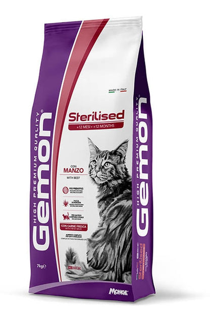 Gemon Sterilised con Manzo Cat