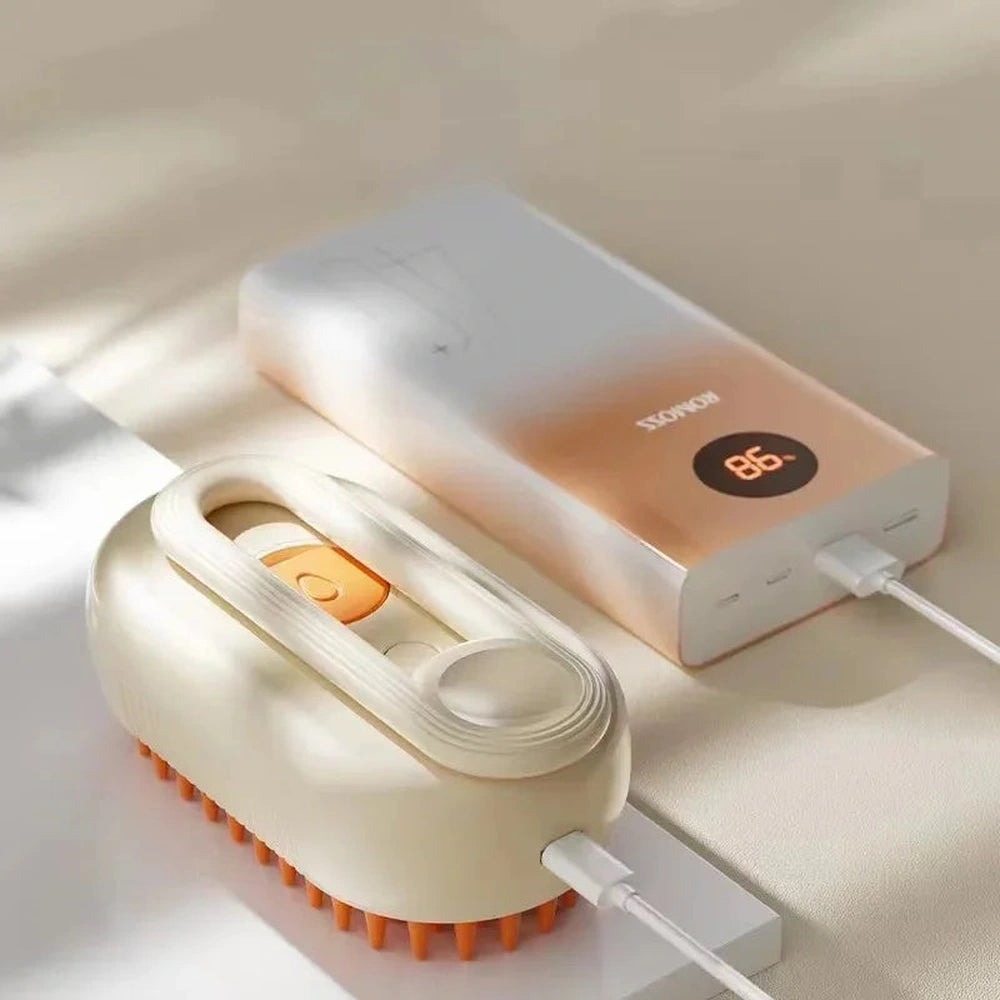 Spazzola Elettrica 3-in-1 per Cani e Gatti