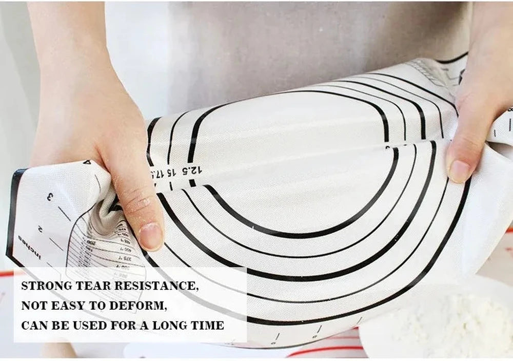 Tappetino in Silicone Antiadente per Impasti – Oversize 80/70/60 cm | Ideale per Pizza, Crepes, Pasta e Dolci