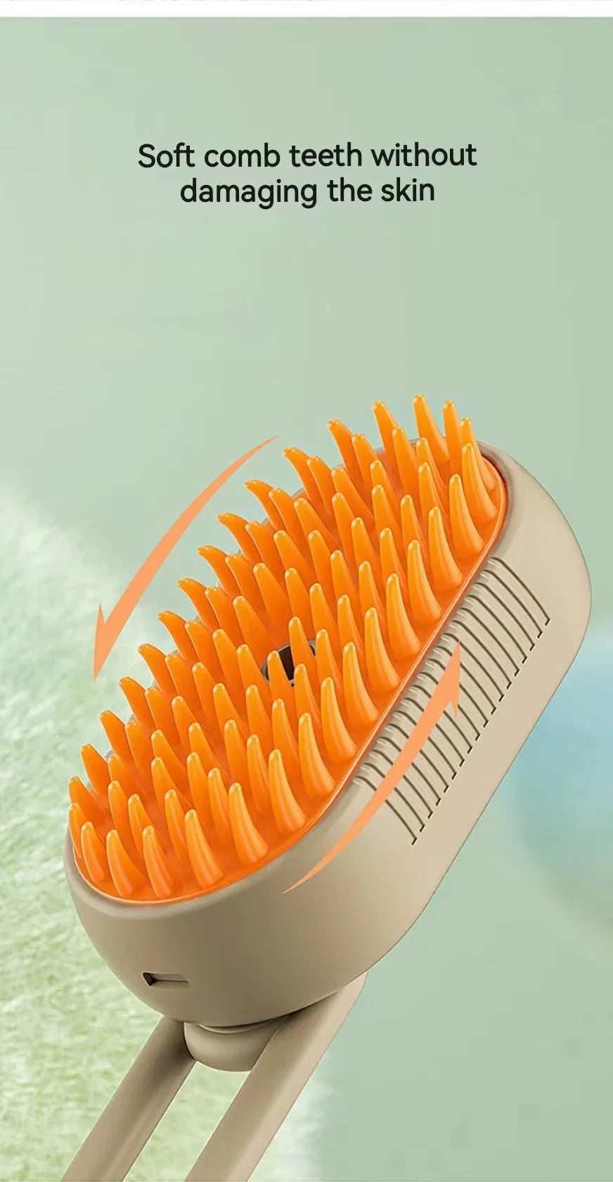 Spazzola Elettrica 3-in-1 per Cani e Gatti