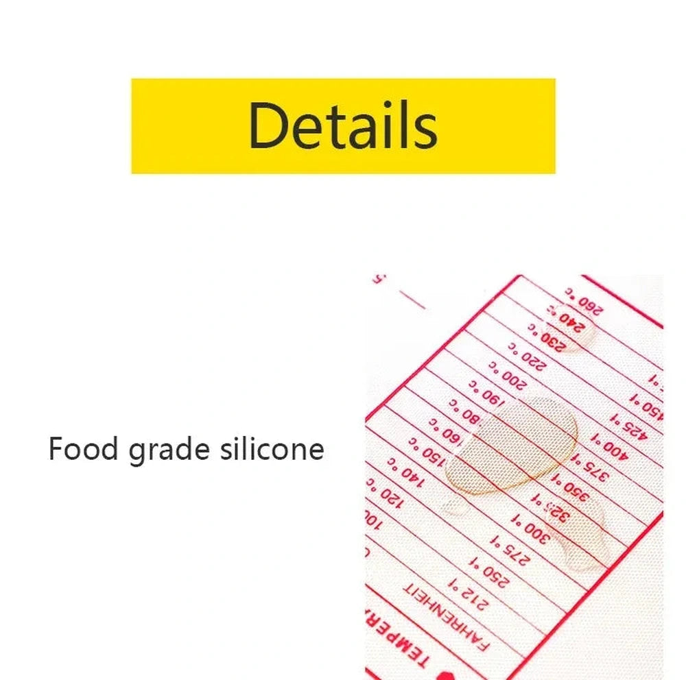 Tappetino in Silicone Antiadente per Impasti – Oversize 80/70/60 cm | Ideale per Pizza, Crepes, Pasta e Dolci