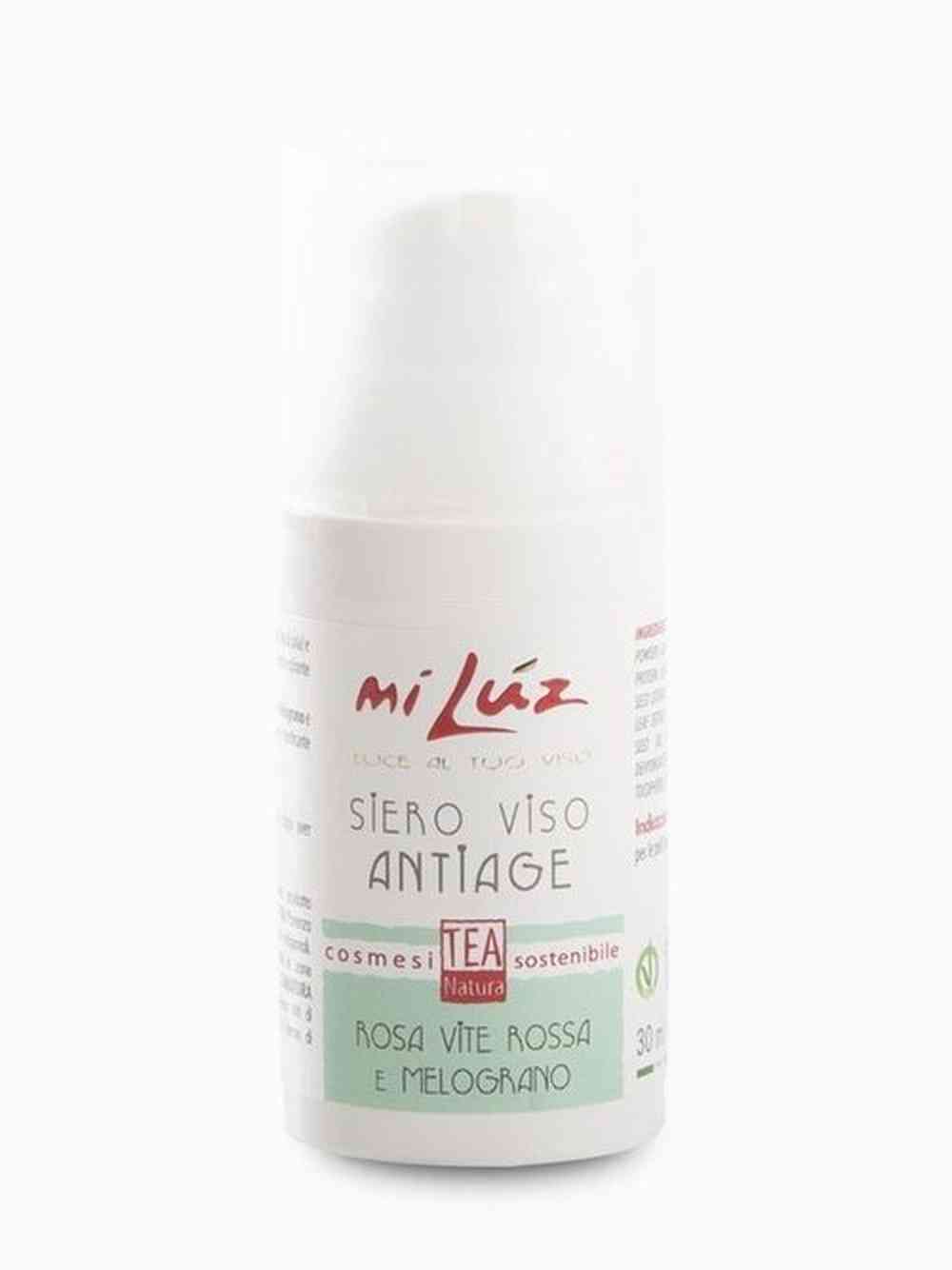 siero viso anti age rosa vite rossa e melograno teanatura