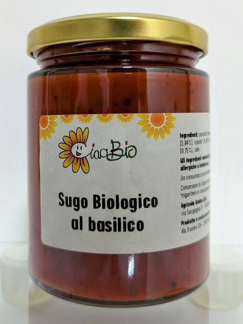 Sugo basilico Biologico