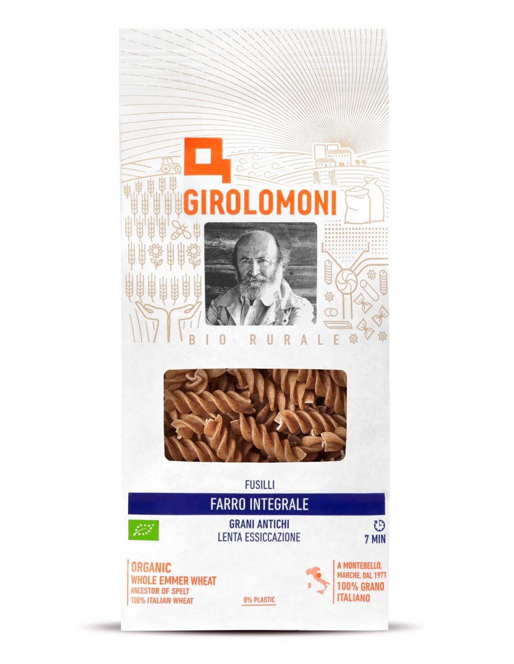 Fusilli BIO Farro integrale - Girolomoni