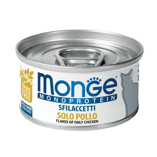 Monge Monoprotein Sfilaccetti solo POLLO CAT