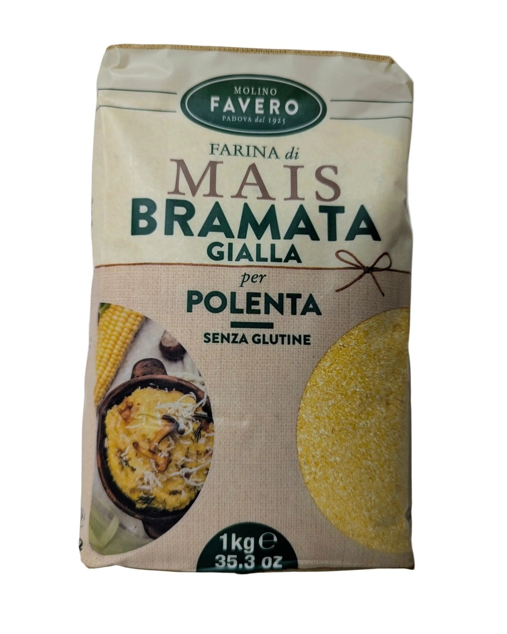 Extra yellow bramata flour corn - Molino Favero