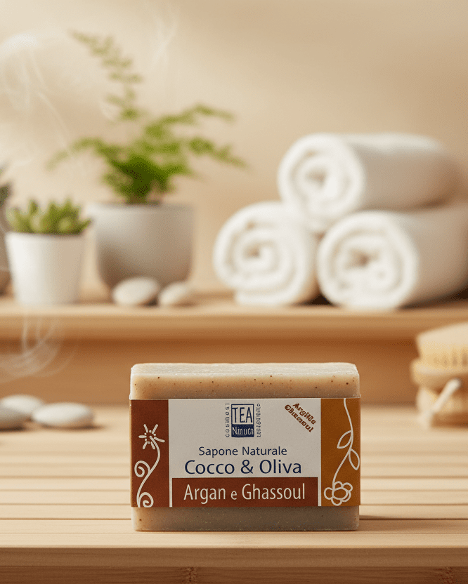 Saponetta Naturale Argan & Ghassoul - TeaNatura